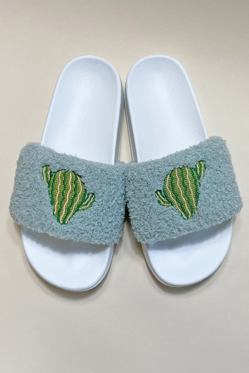 Cozy Sherpa Slides