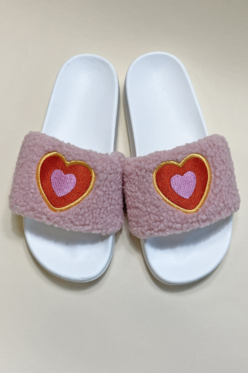 Cozy Sherpa Slides