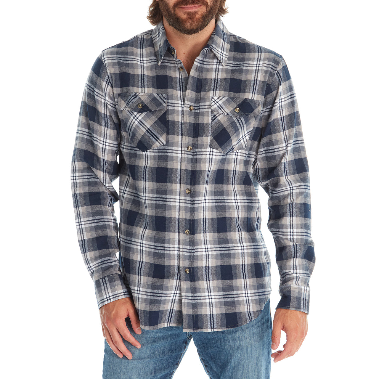 Walker Men’s Flannel Shirt – Classic & Cozy