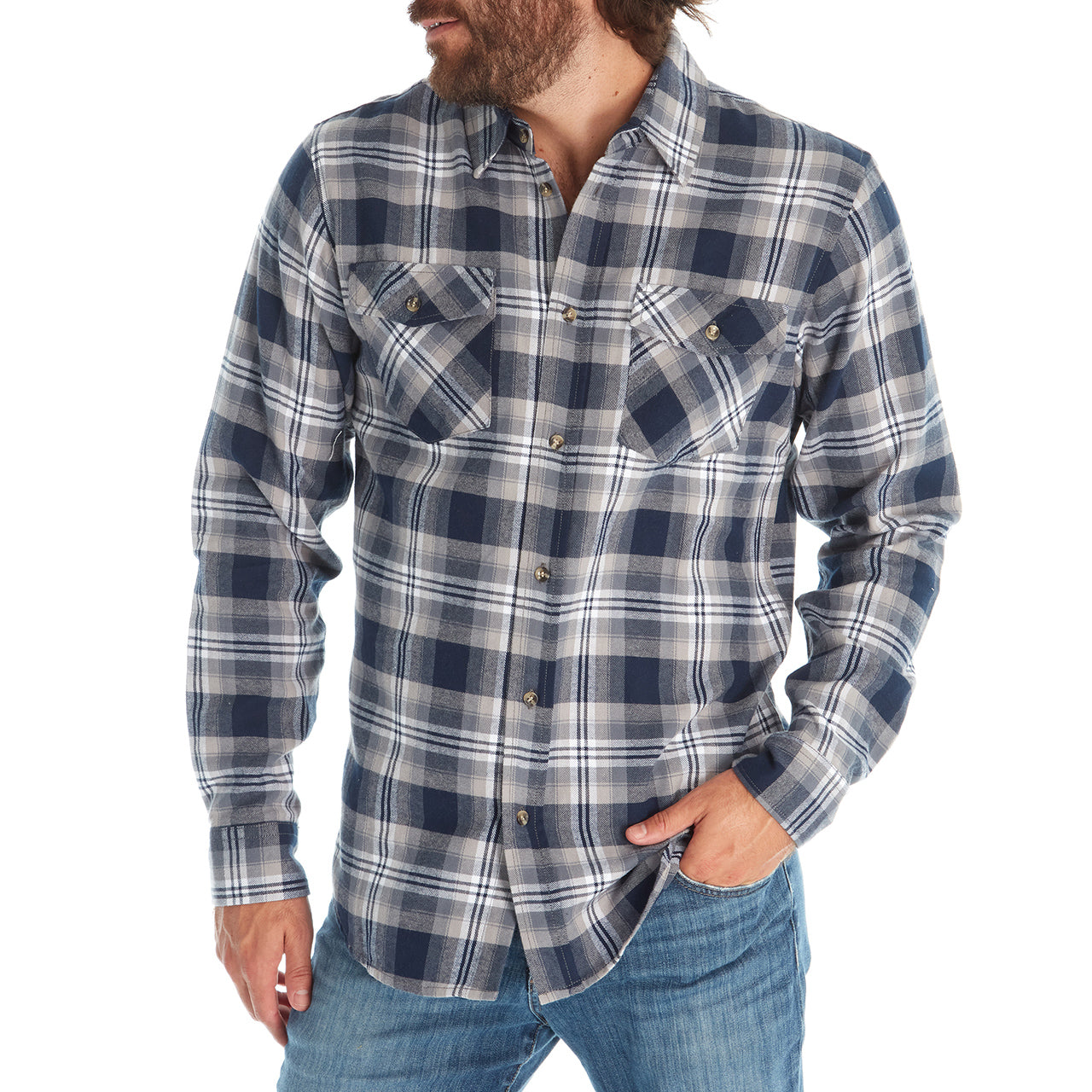 Walker Men’s Flannel Shirt – Classic & Cozy