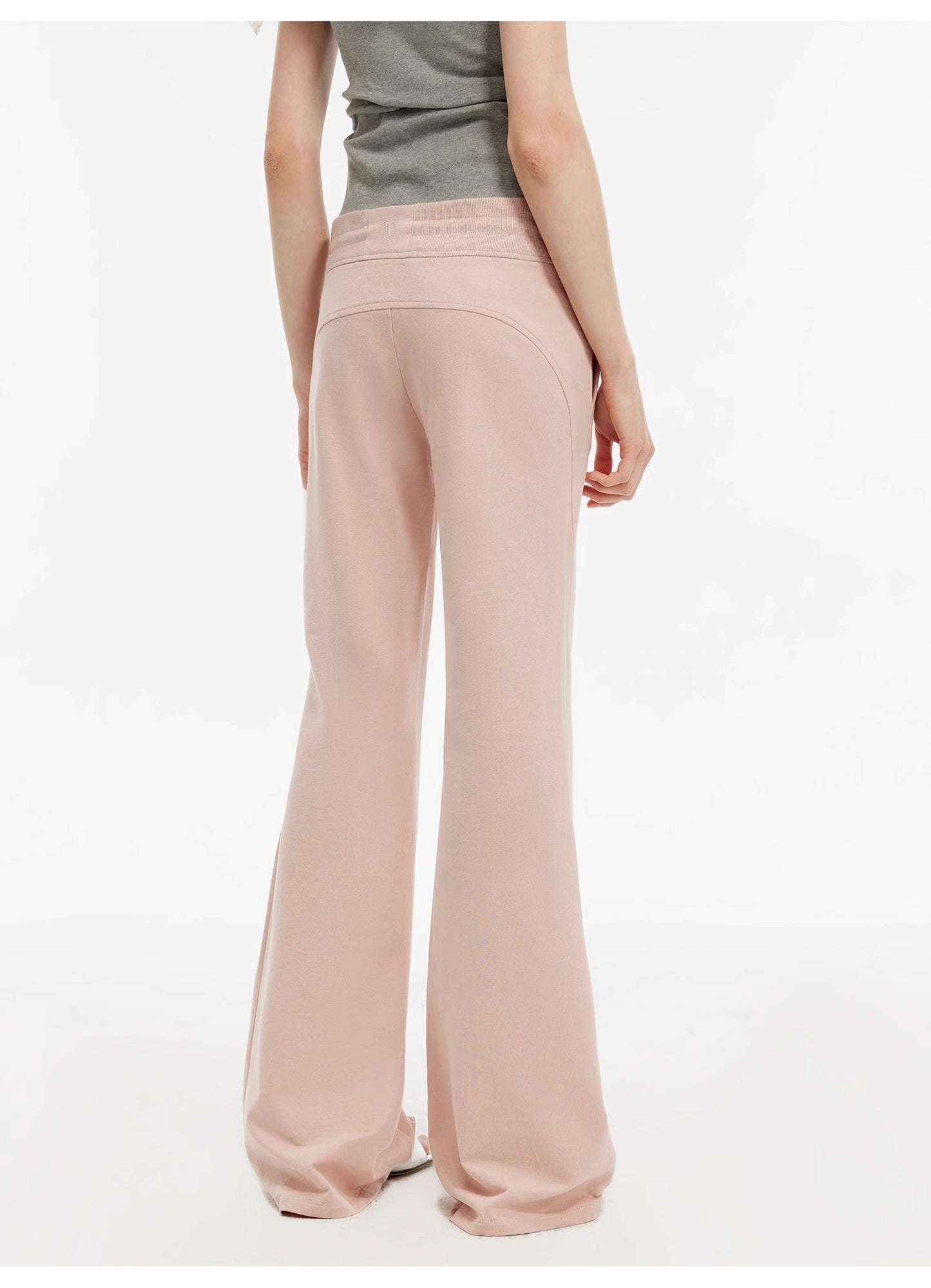 High Street Air-Spun Cotton Flared Pants