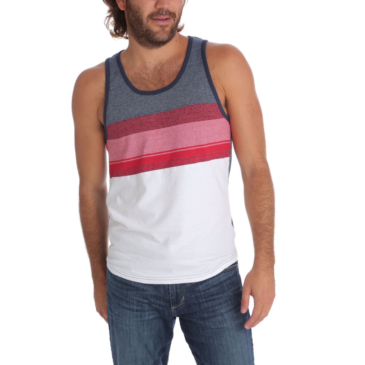 Kylan Cut & Sew Men’s Tank Top – Modern Fit & Style