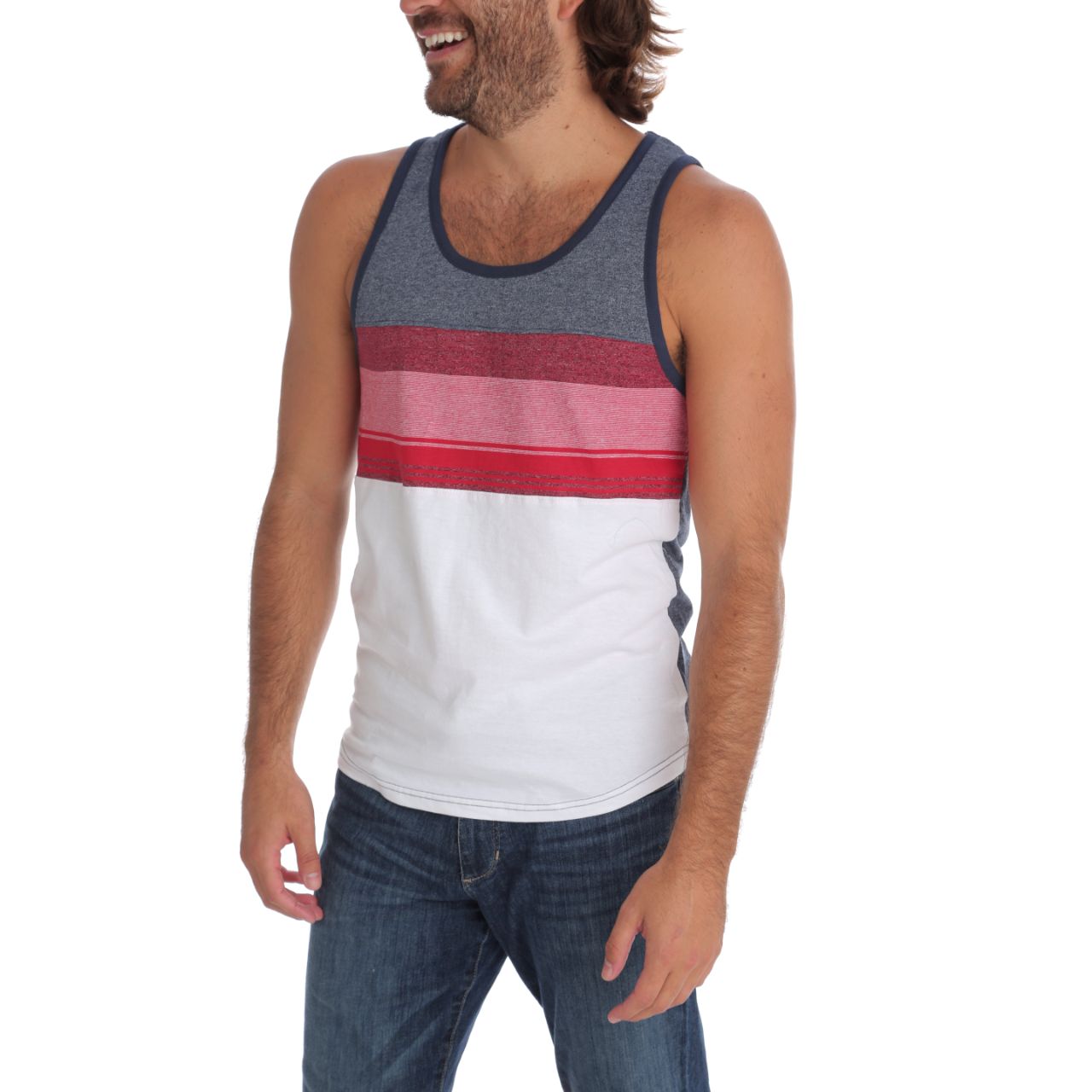 Kylan Cut & Sew Men’s Tank Top – Modern Fit & Style