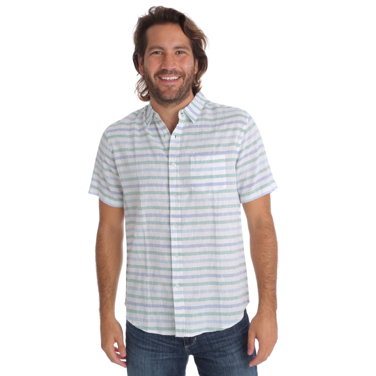 Conrad Linen-Cotton Blend Shirt – Lightweight & Breathable