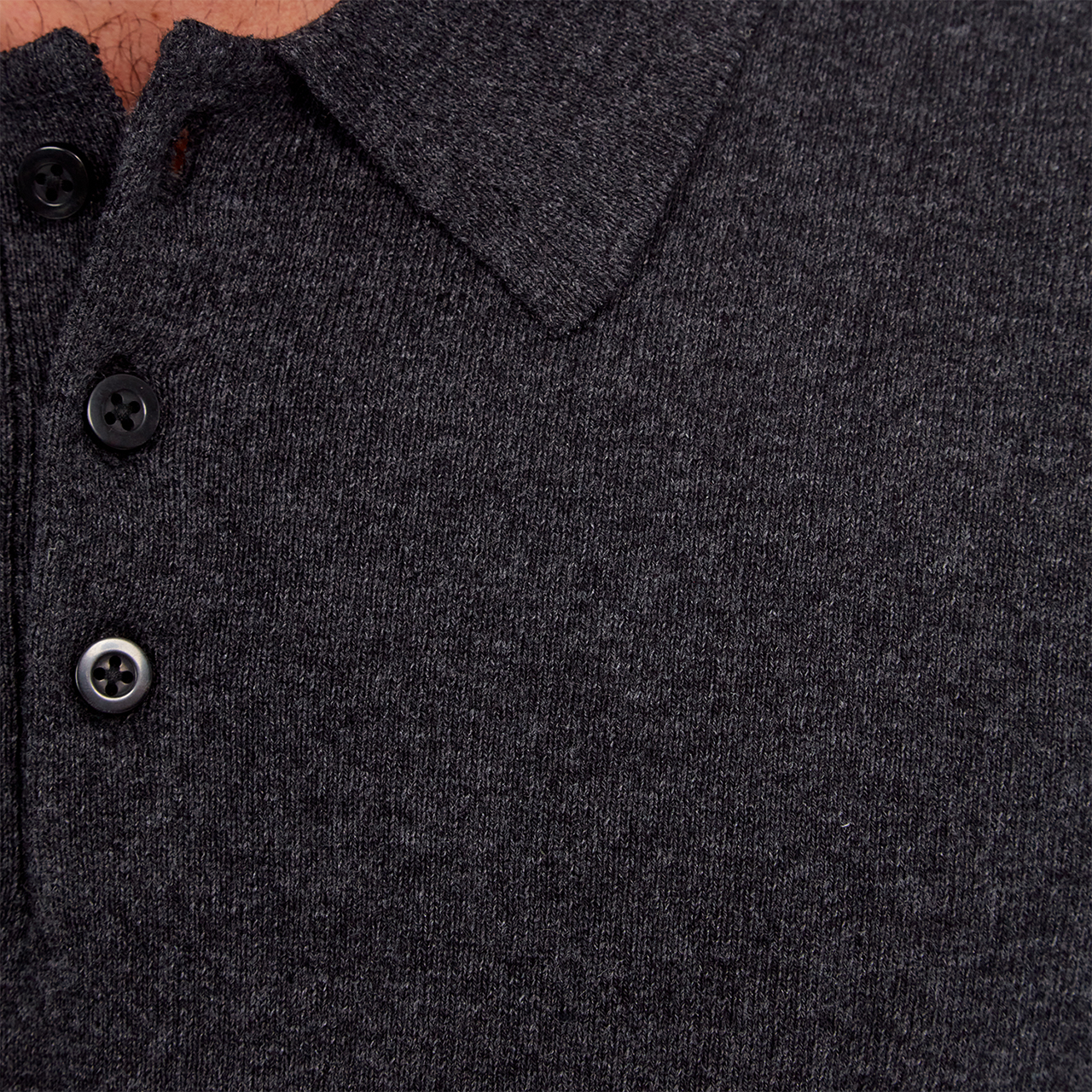 Alec Long-Sleeve Cotton Polo