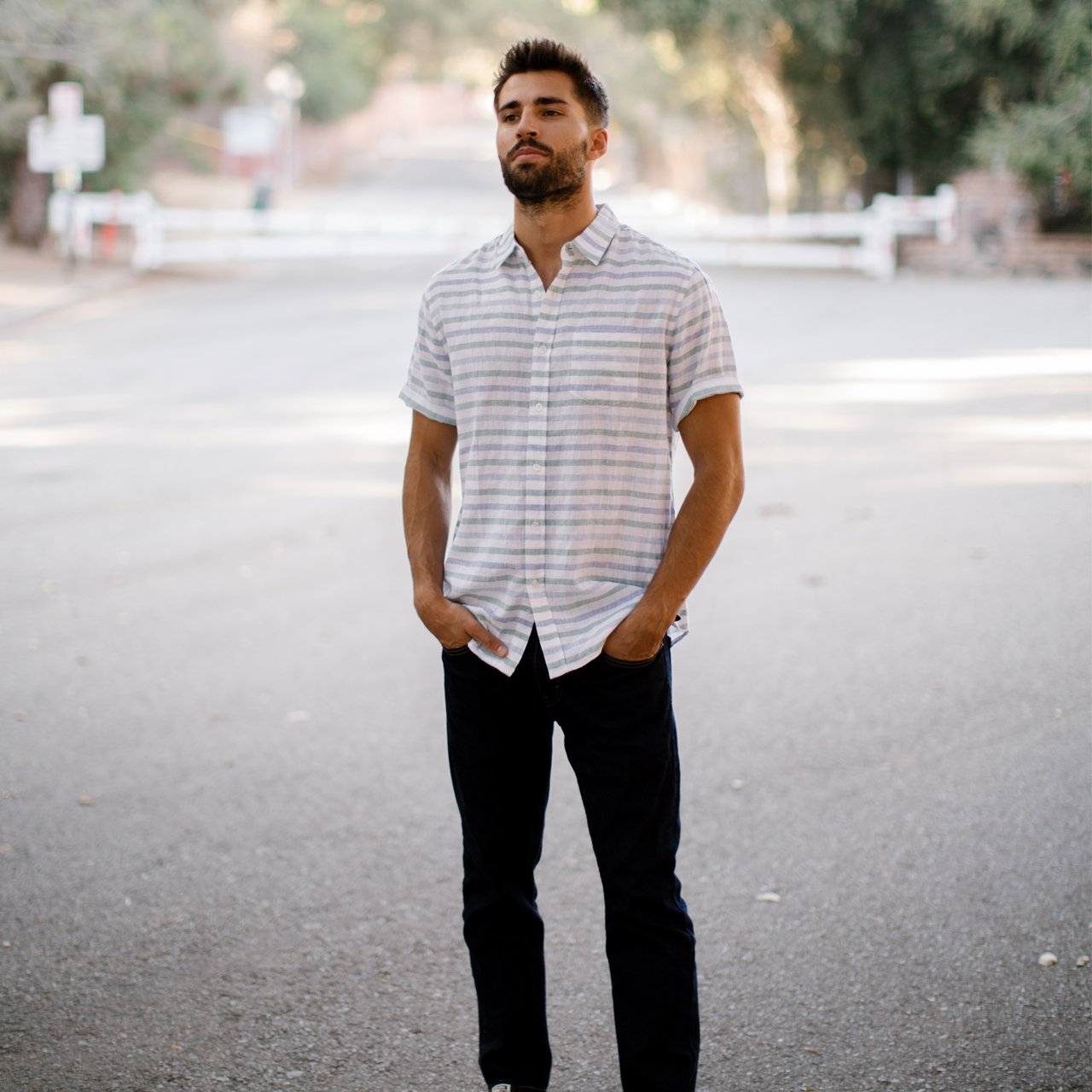 Conrad Linen-Cotton Blend Shirt – Lightweight & Breathable