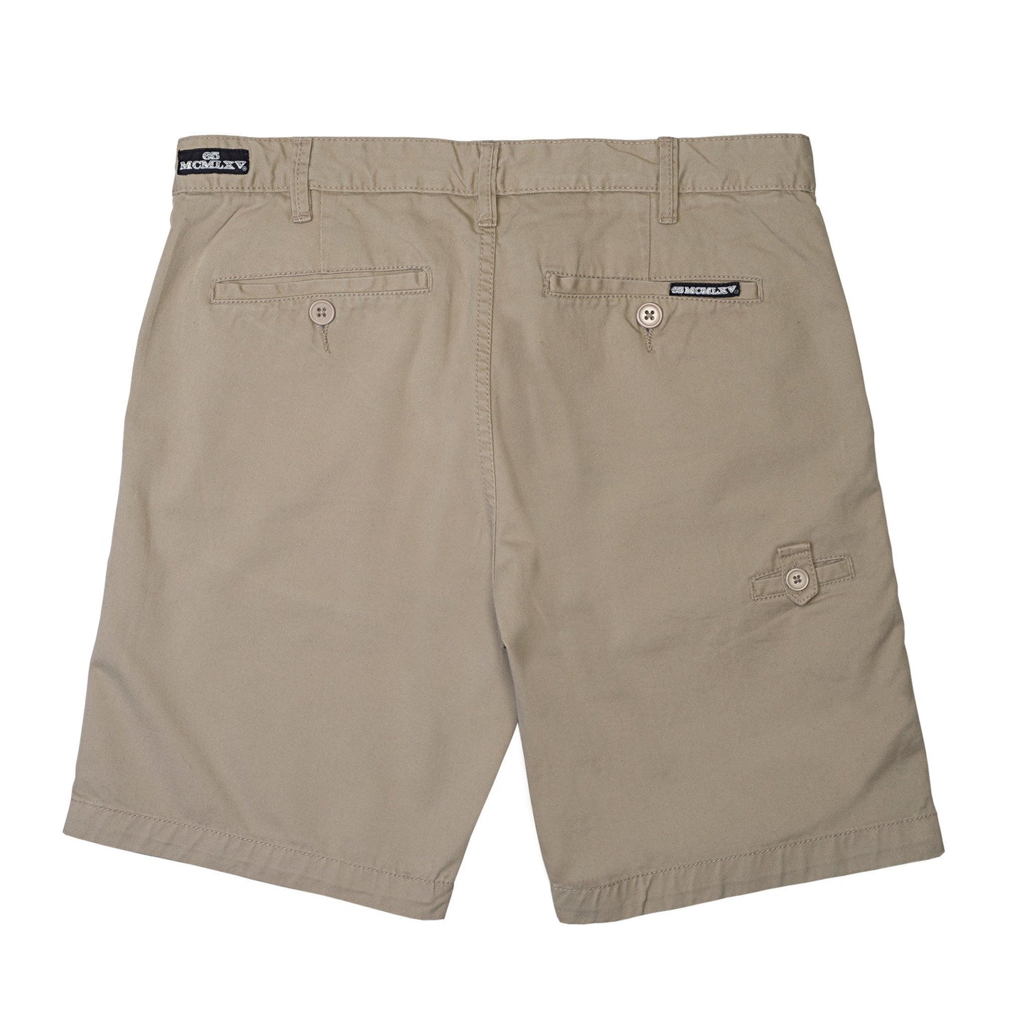 Men’s Khaki Chino Shorts – 65 McMLXV