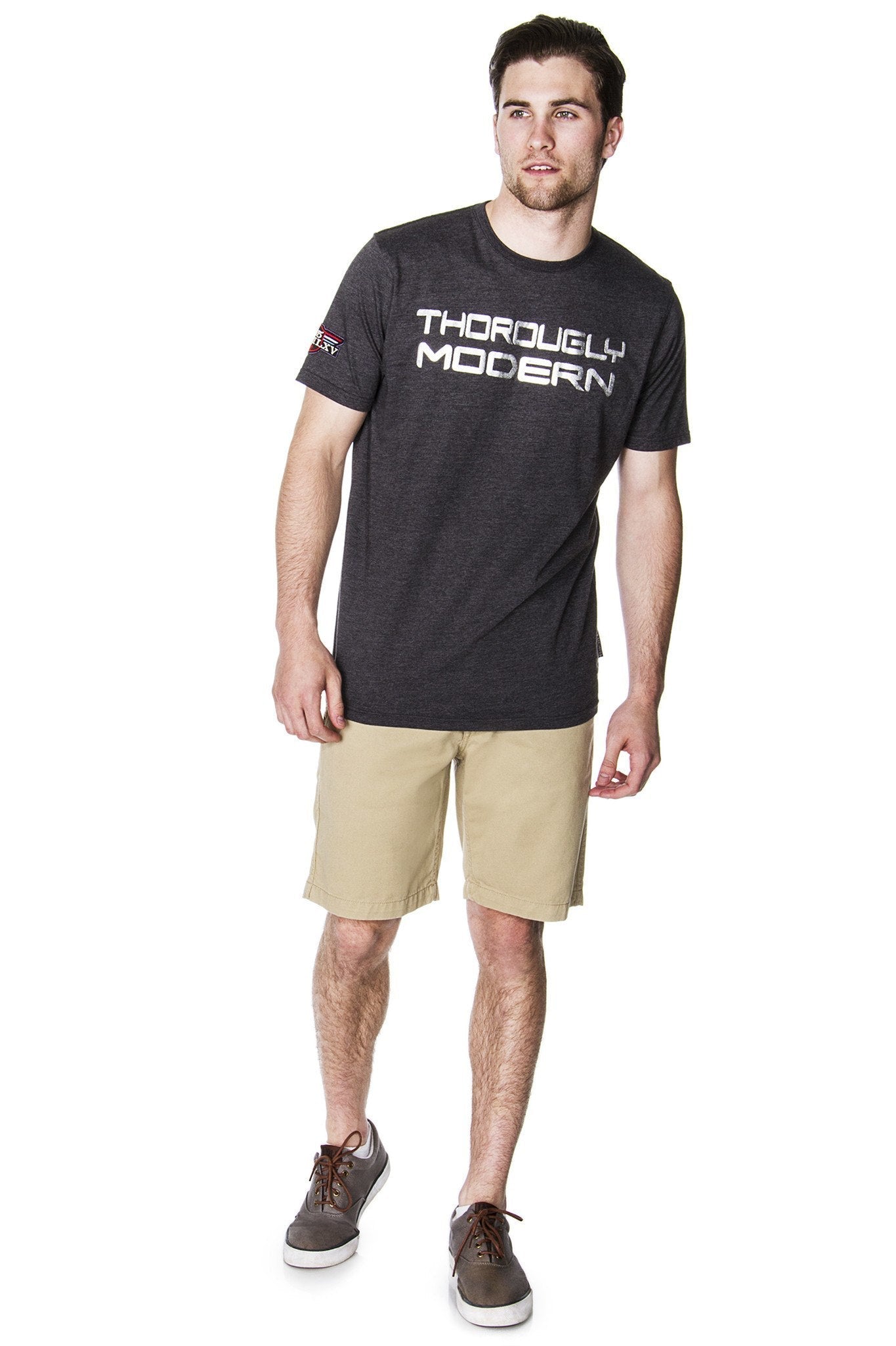 Men’s Khaki Chino Shorts – 65 McMLXV