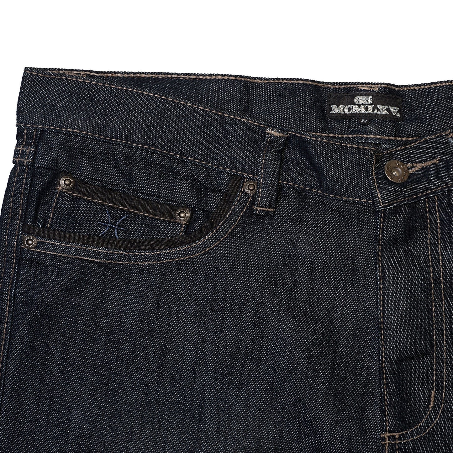 Men’s Premium Dark Wash Jeans – 65 McMLXV