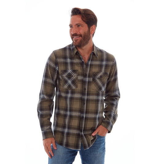 Dennis Plaid Flannel Button-Up