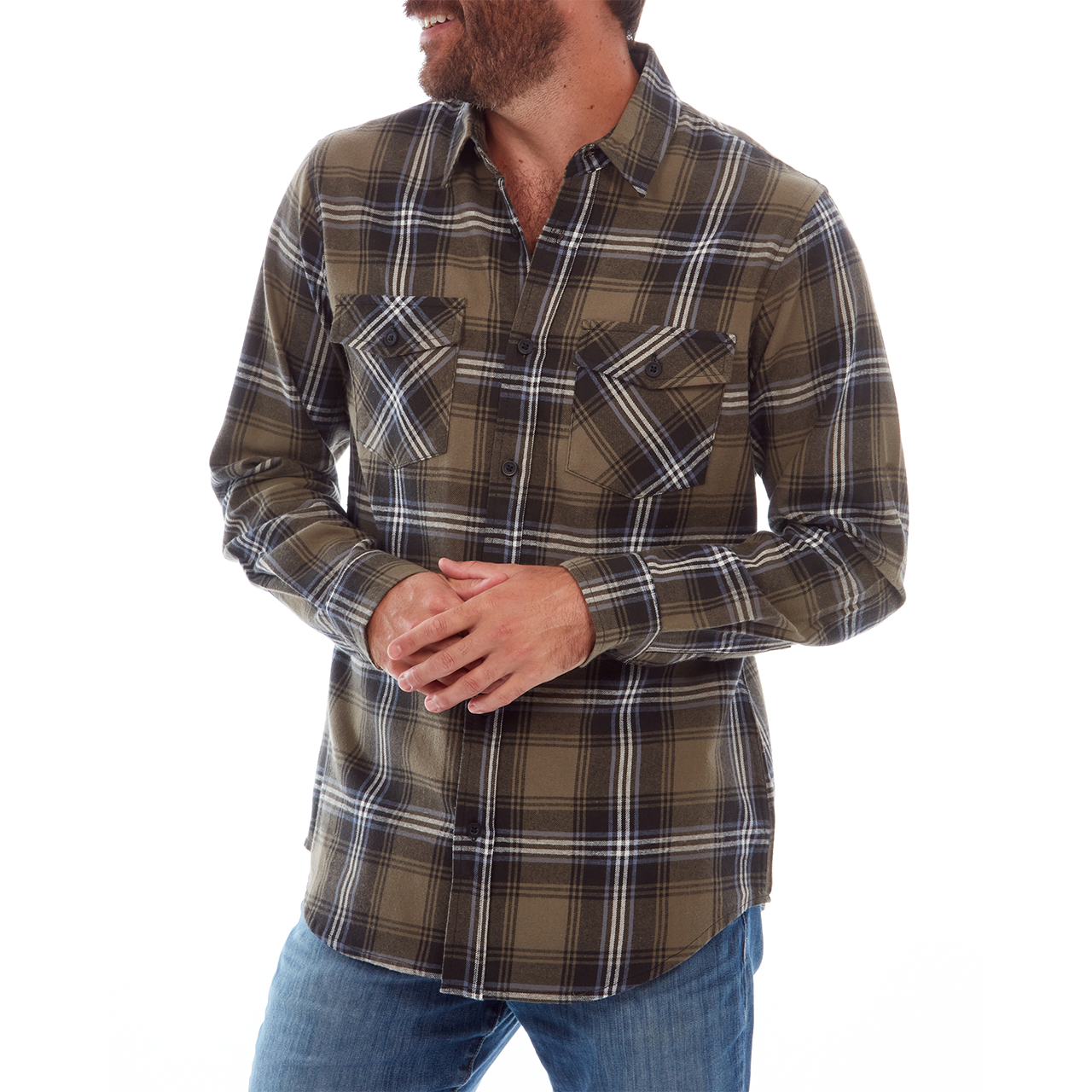 Dennis Plaid Flannel Button-Up