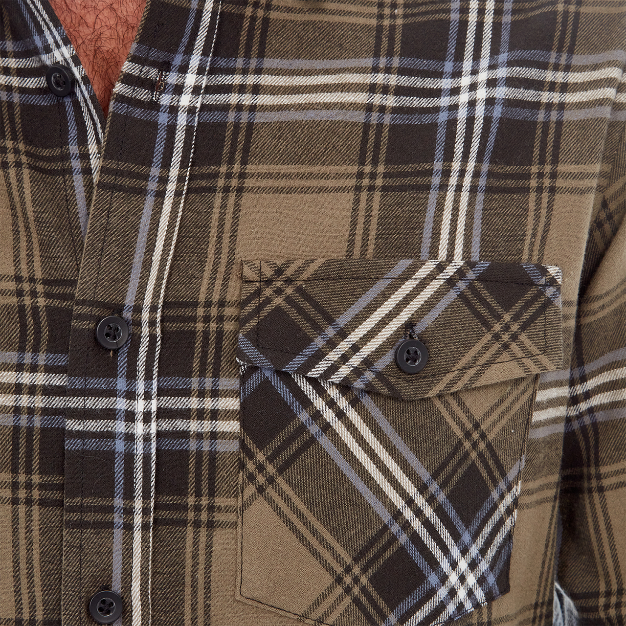 Dennis Plaid Flannel Button-Up
