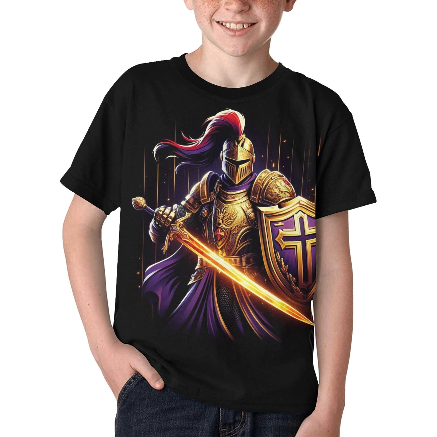 Kids Bold Templar Warrior T-Shirt