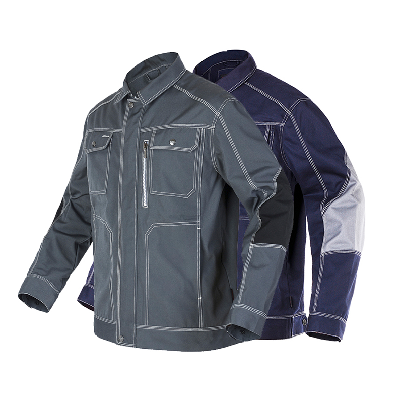 Bauskydd Utility Cargo Work Jacket with Zip Chest Pocket [B212]