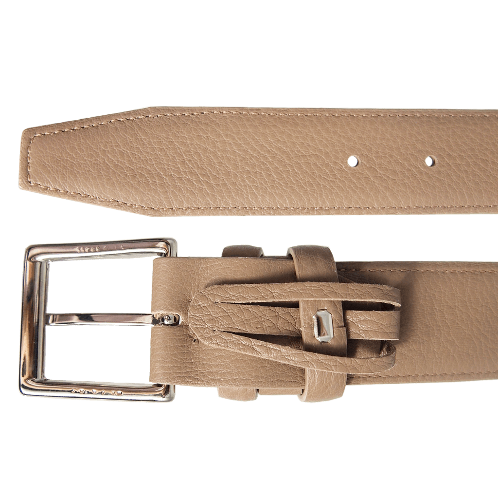 34mm Duo-Ply Leather Belt – Beaver Brown