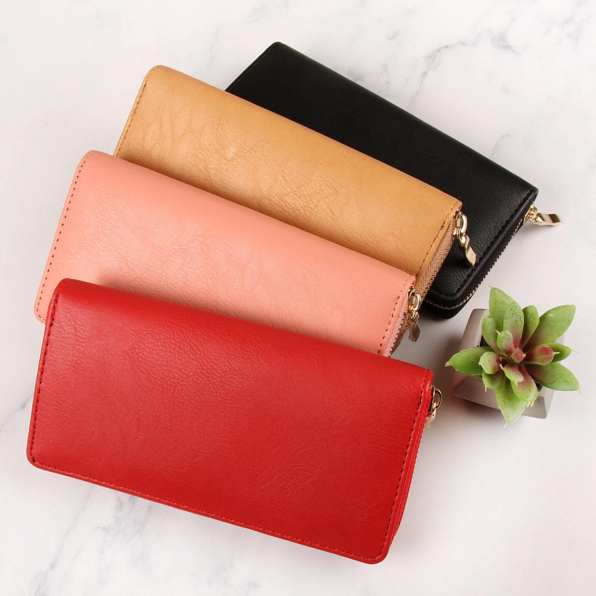 Classic Zip-Around Wallet