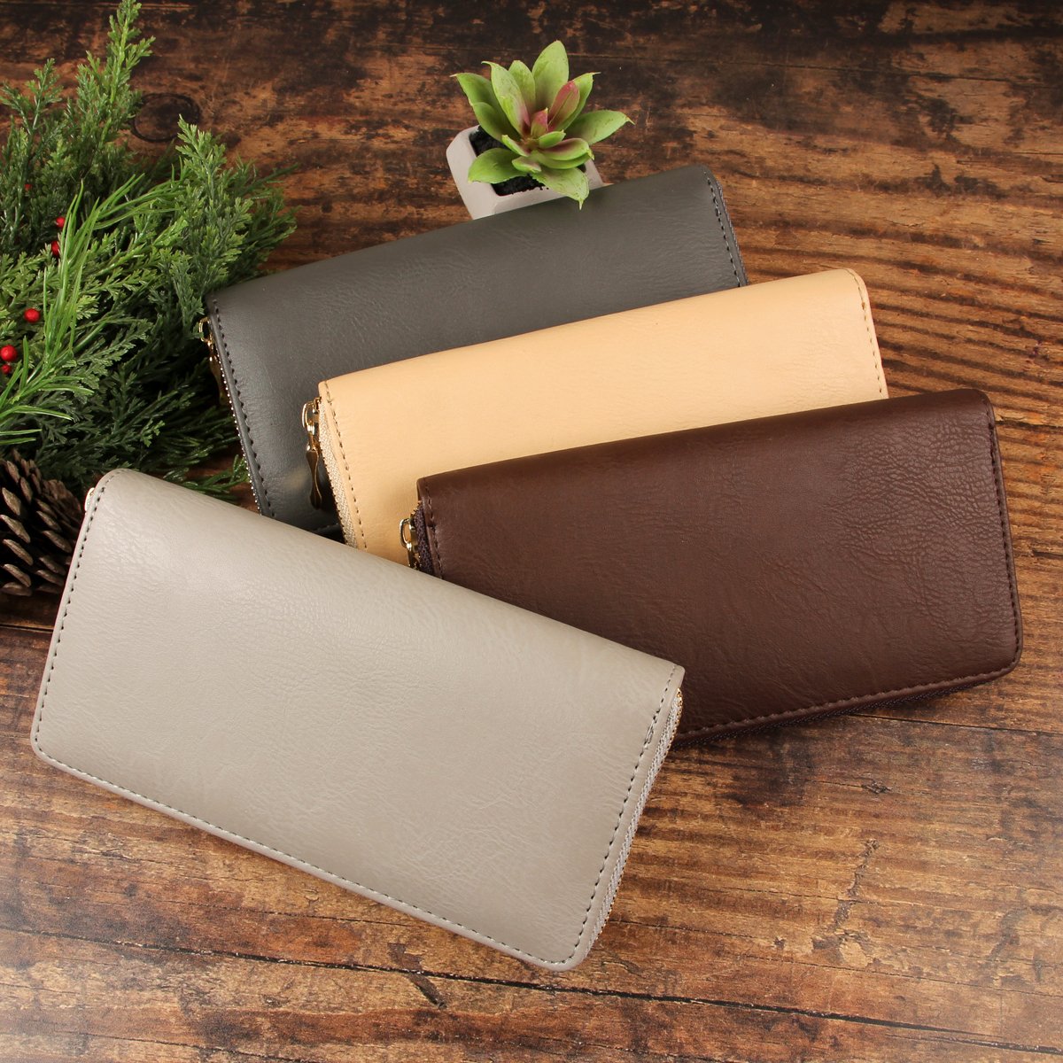 Classic Zip-Around Wallet