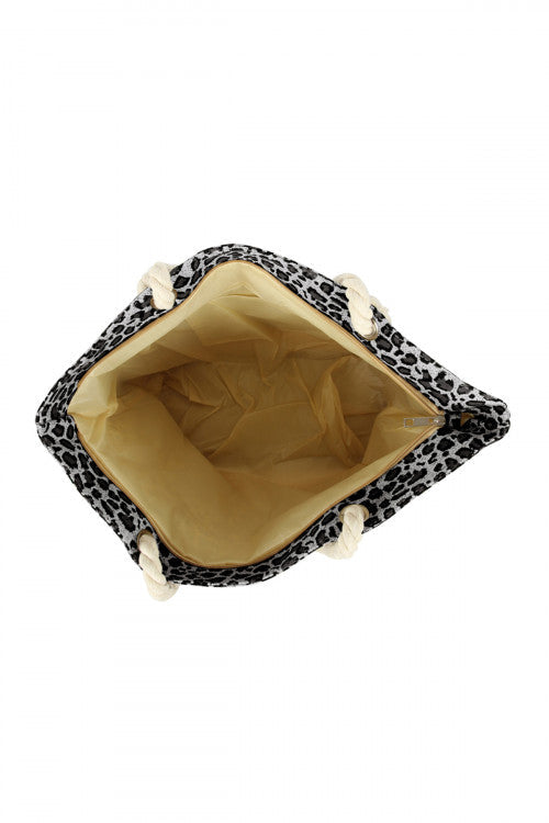 Leopard Print Tote Bag