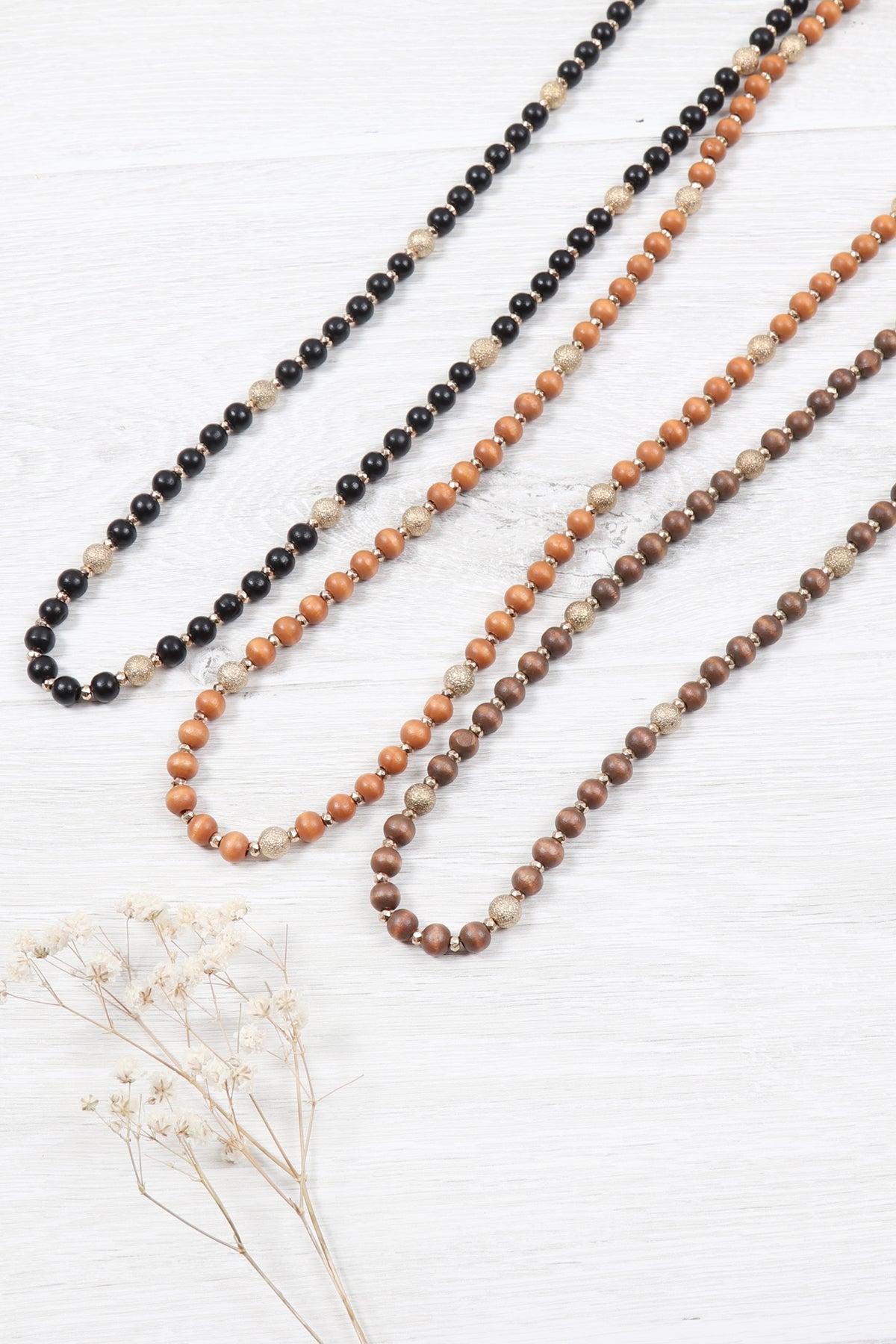 HDN2880 – Wooden Bead Necklace