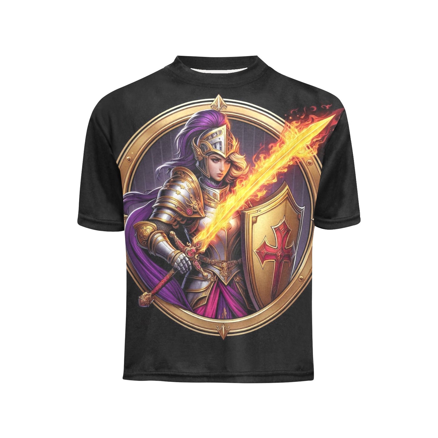 Girls Templar Knight T-Shirt