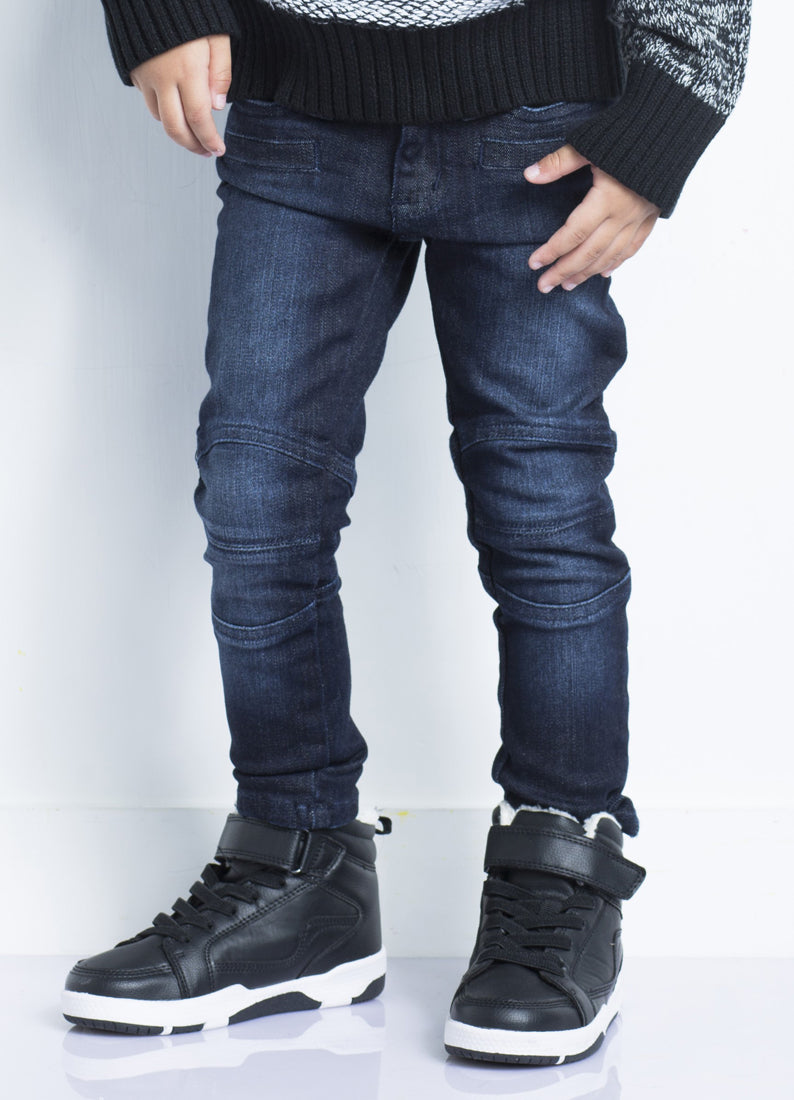 Dark Biker Jeans