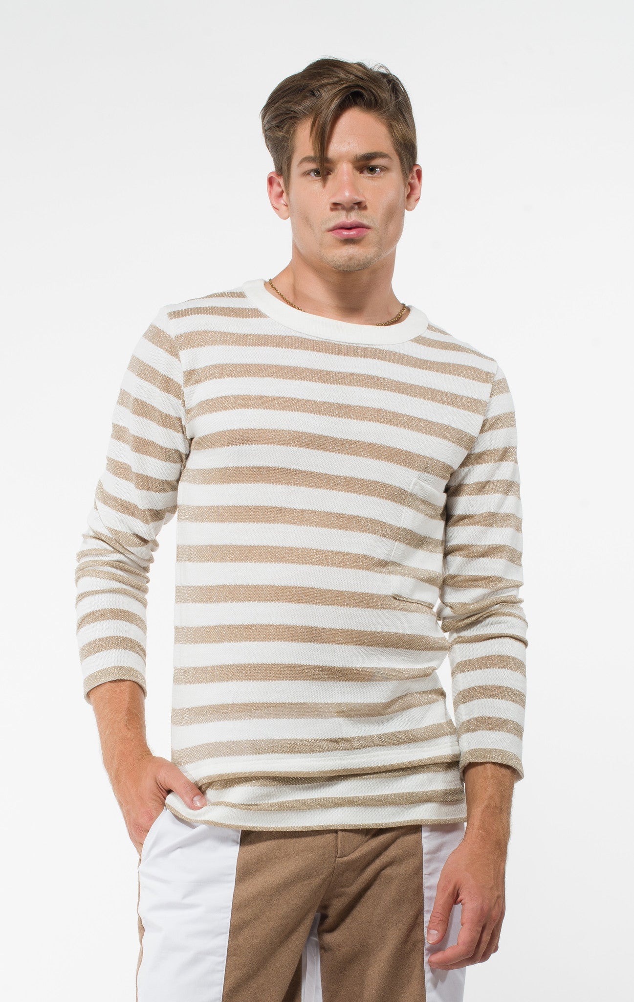 Men’s Gold Long Sleeve Sweater