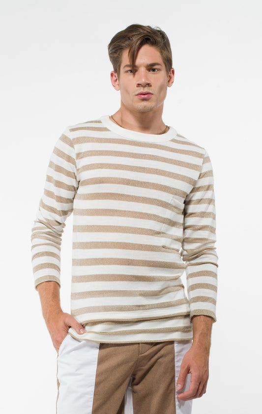 Men’s Gold Long Sleeve Sweater