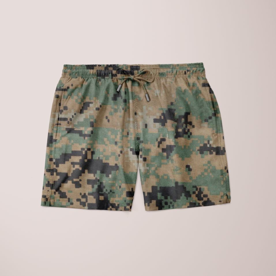 Army Camouflage Uniform Shorts