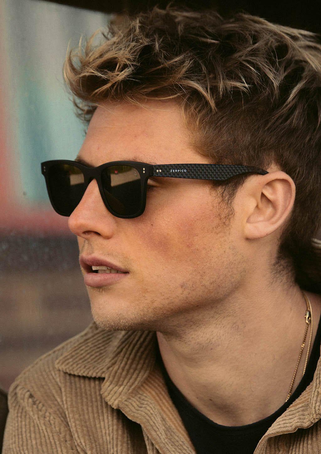 Hybrid Atom Sunglasses – Carbon Fiber & Acetate Frame