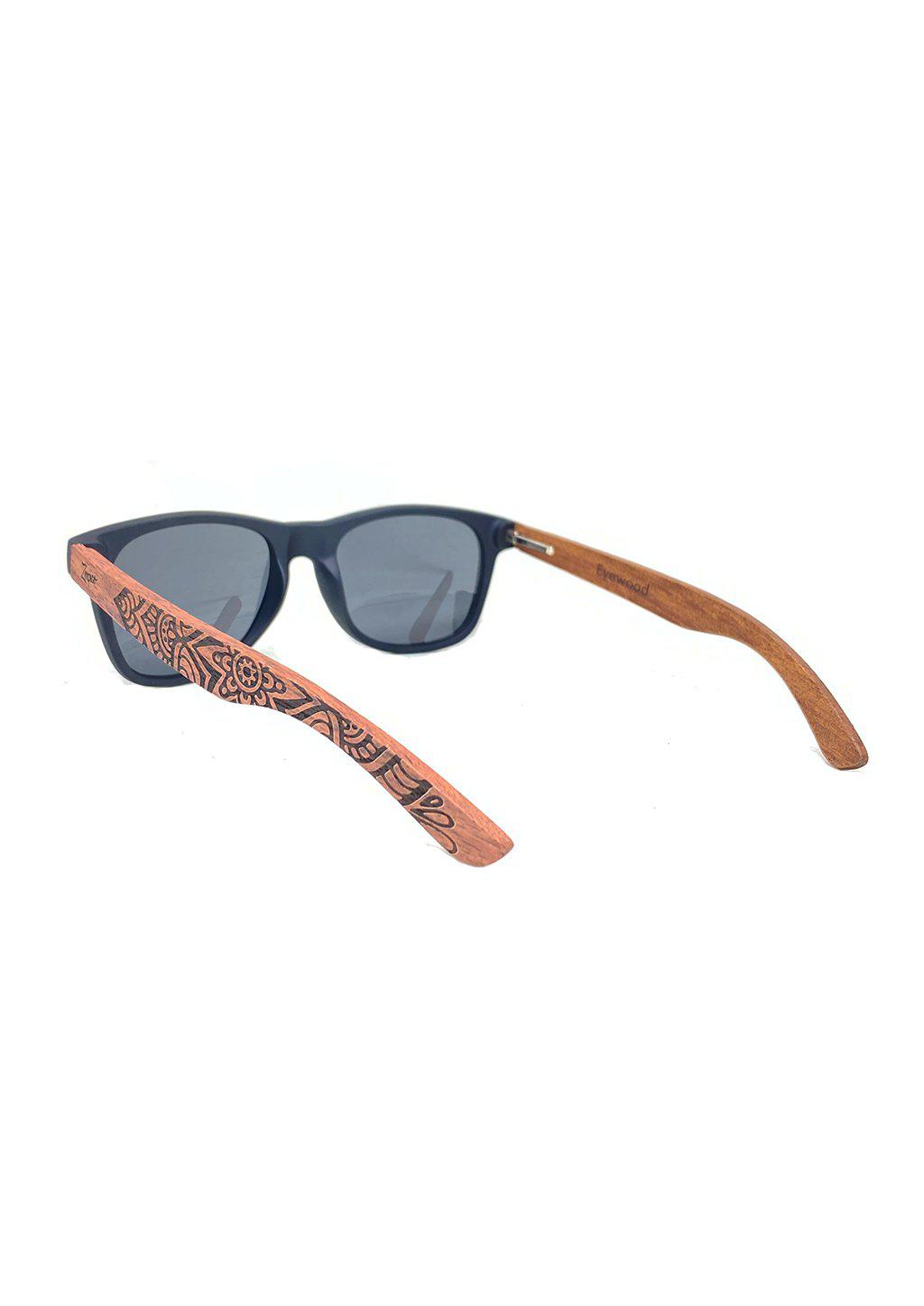 Eyewood Mandala Engraved Wooden Sunglasses