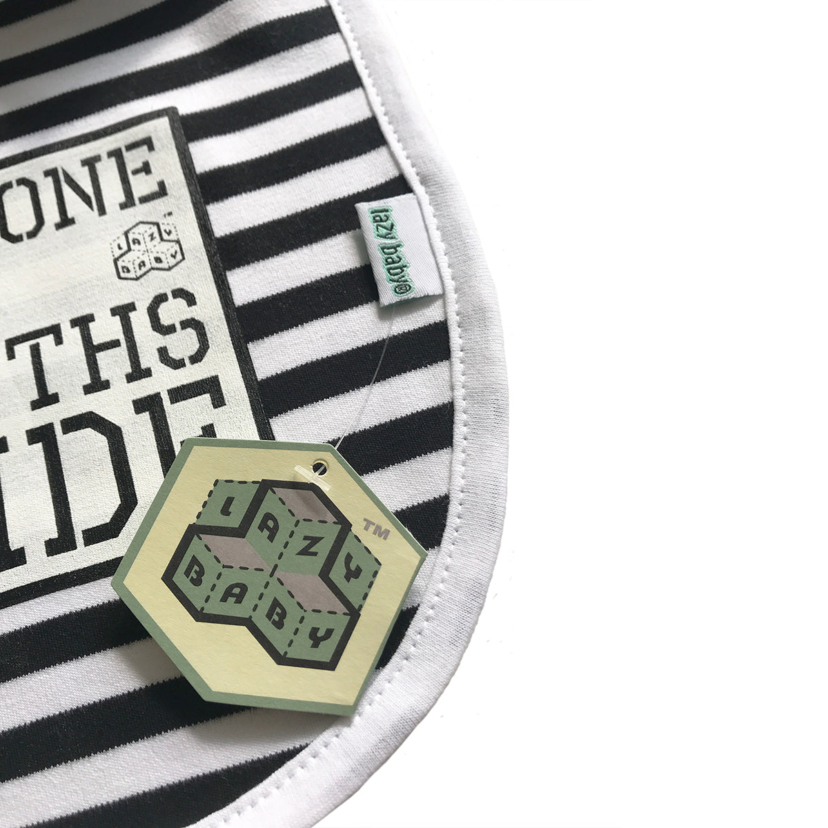 Just Done 9 Months Inside®” Funny Newborn Bib – Unisex Baby Shower