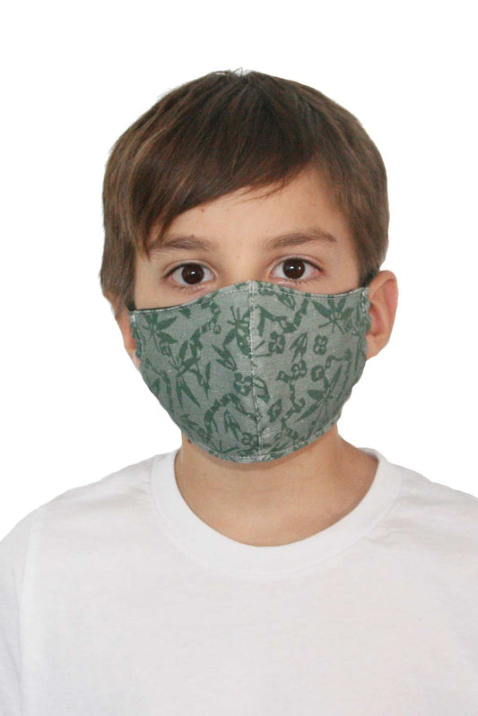 Camo Lotus Reusable Cotton Face Mask – Kids & Adults
