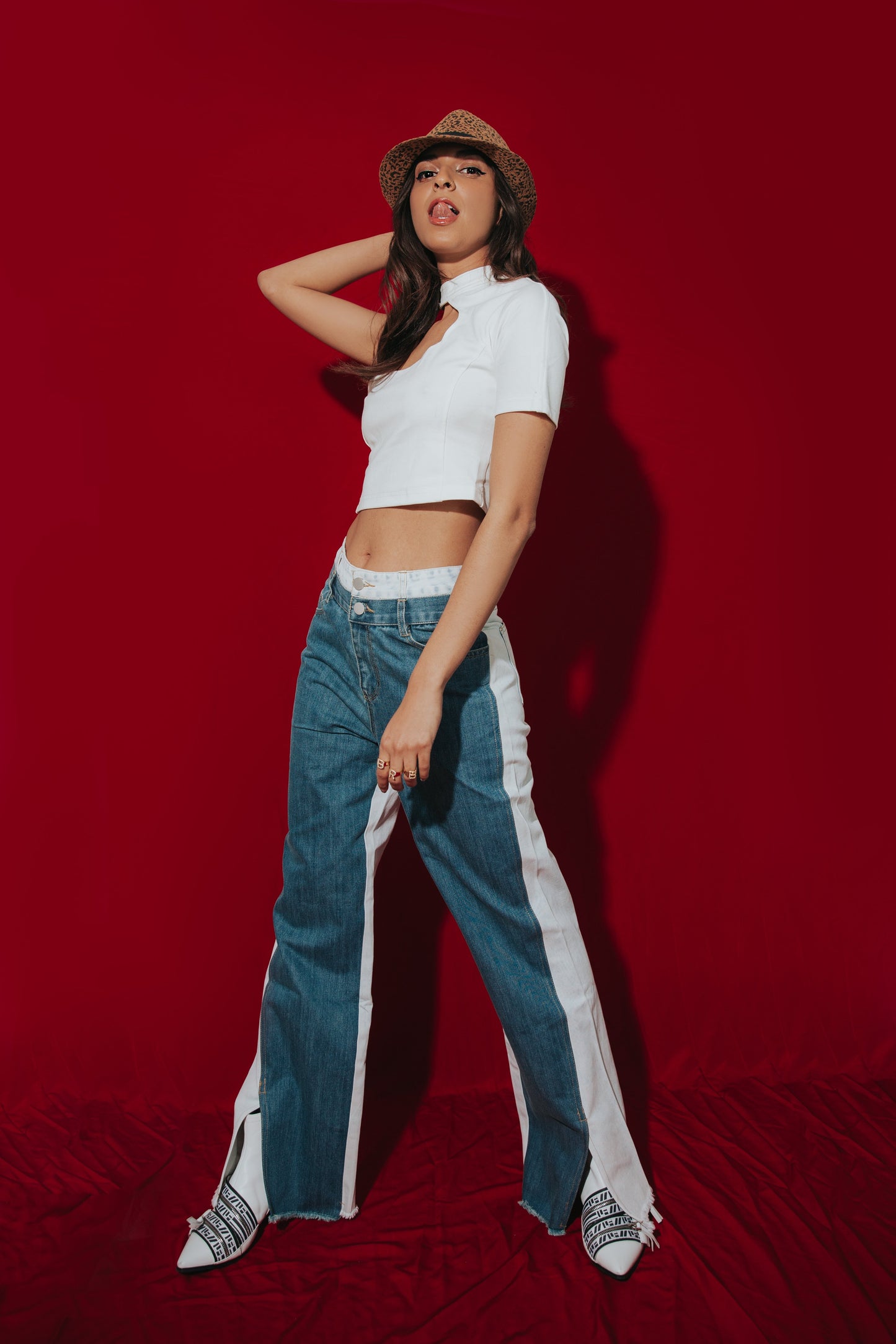 Sawako Wide Leg Loose Denim Jeans