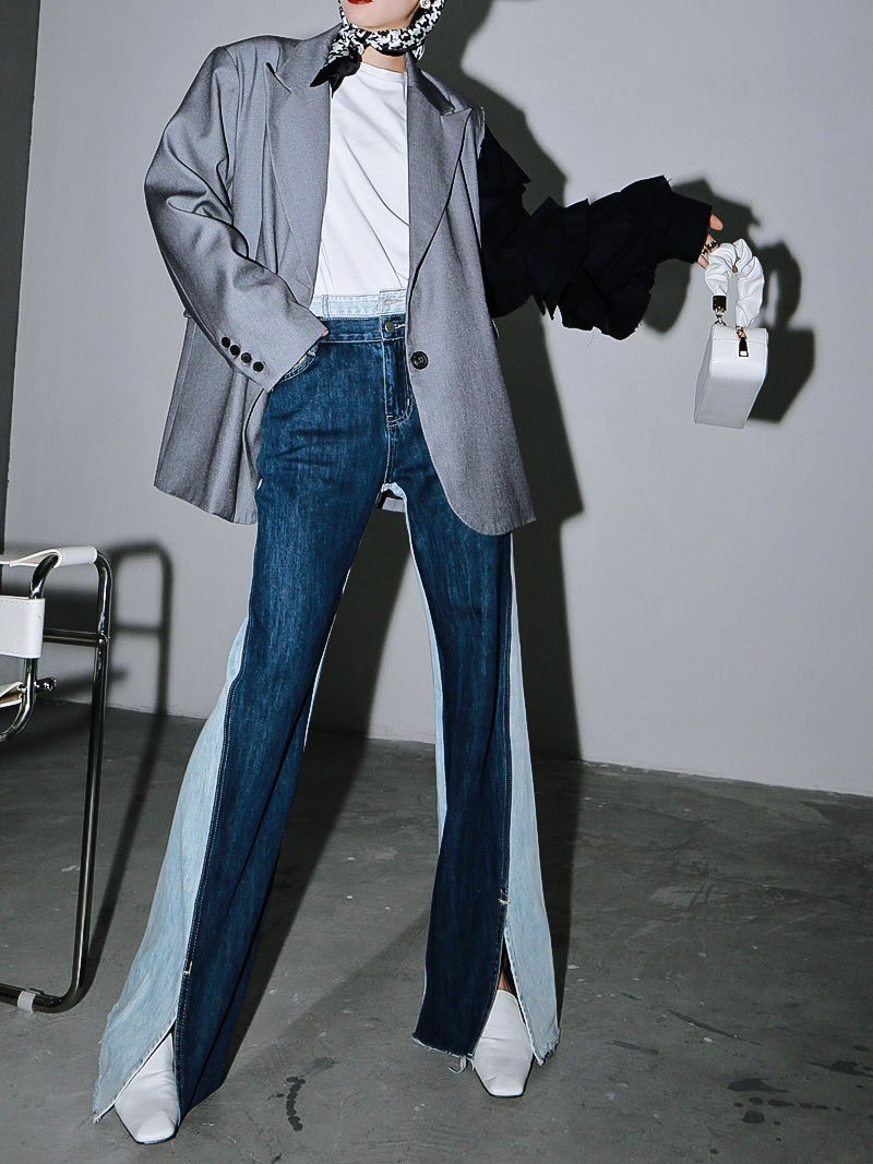 Sawako Wide Leg Loose Denim Jeans
